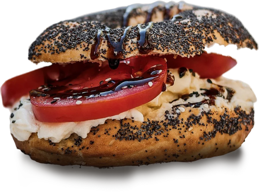 Vegán Paradicsomos New York Bagel